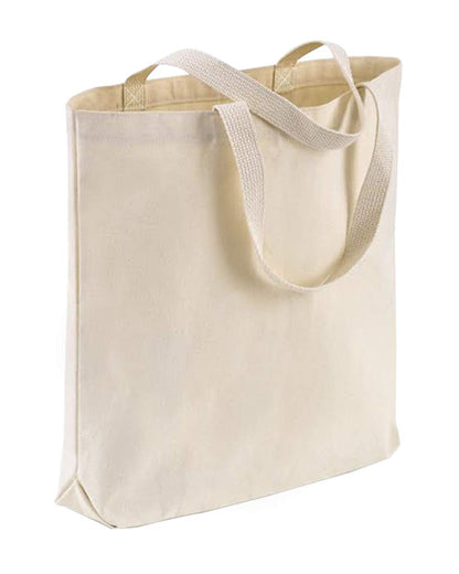 Optima Premium Cotton Canvas Tote Bag with Bottom Gusset