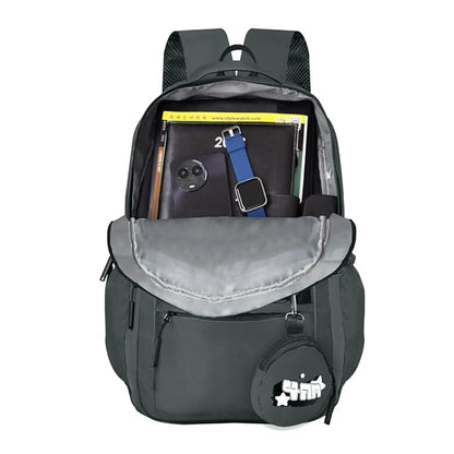Clouds Love School Bag|Tuition Bag|College Backpack|ForGirls&Women|Waterproof Bag (Dark Grey)