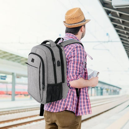Optima Premium Travel Laptop Backpack - 15.6 Inch, Water Resistant