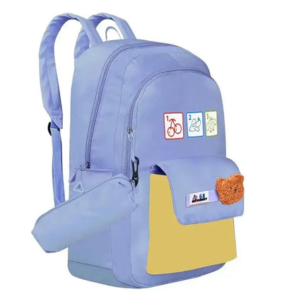 clouds love Backpacks 15.6 Inch College Cute Bookbag Anti Theft Women Casual School backpack for Unisex(OPT-CH-16PUR) Optima