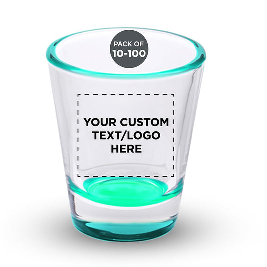 Optima Custom Shot Glasses Set - 1.75 oz, 100 Count for Events
