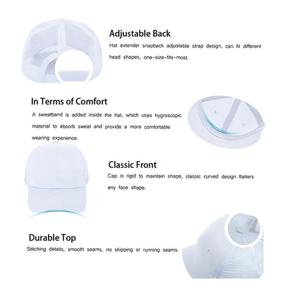 Optima Premium Mesh Trucker Hats - 12 Pack, One Size, Unisex