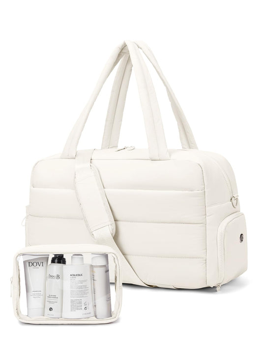 Optima Puffer Duffle Bag - 20x12.2x9, Travel & Gym Essentials