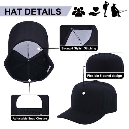 Optima Seamless Baseball Caps - 12 Pack, Adjustable & Breathable