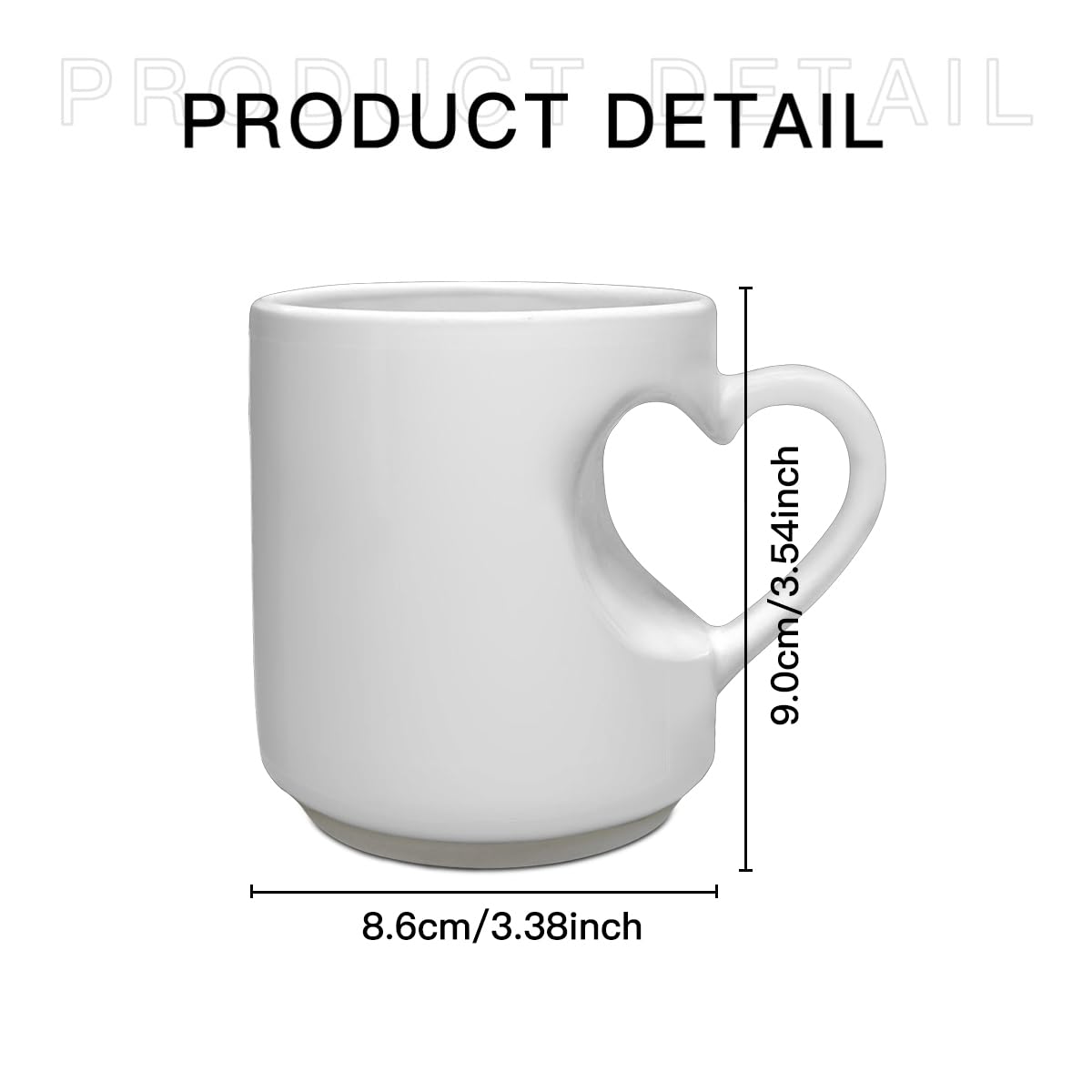 Optima Personalized Ceramic Coffee Mug - 11 Oz Custom Love Gift