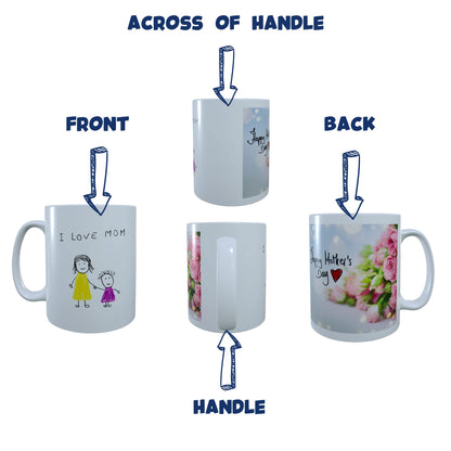Optima Customizable 11oz Coffee Mug - Personalized Photo & Text Print