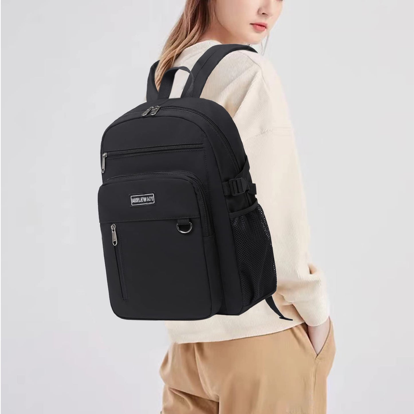 Optima Lightweight School Backpack - 7 Pocket Durable Design
