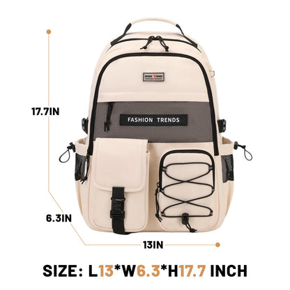 Optima Premium Multi-Pocket Backpack - 15.6" Laptop, Water Resistant