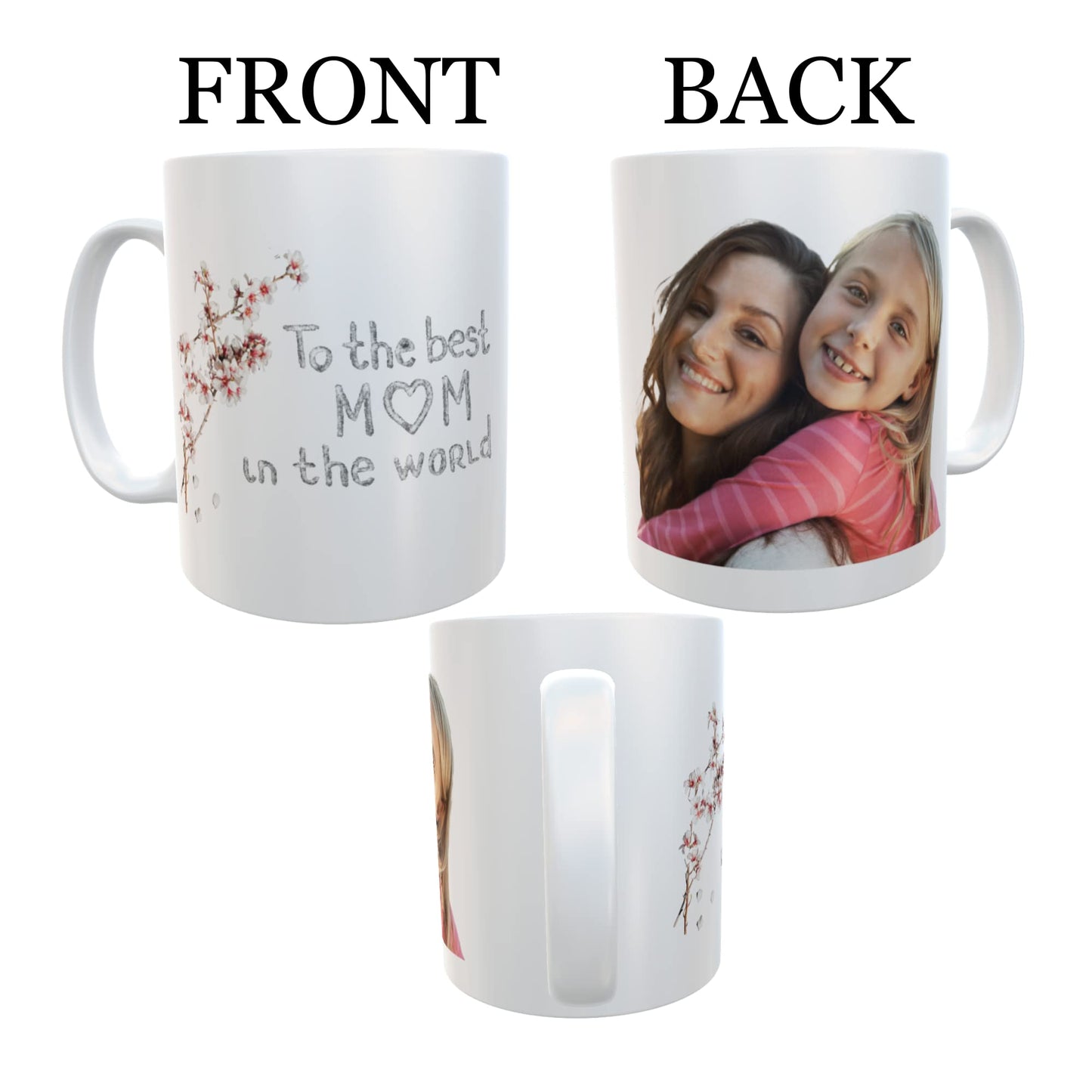 Optima Premium 11 Oz Custom Photo Mug - Personalized Dual-Sided Design