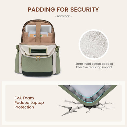 Optima Premium Laptop Backpack - 15.6 Inch, Stylish & Versatile