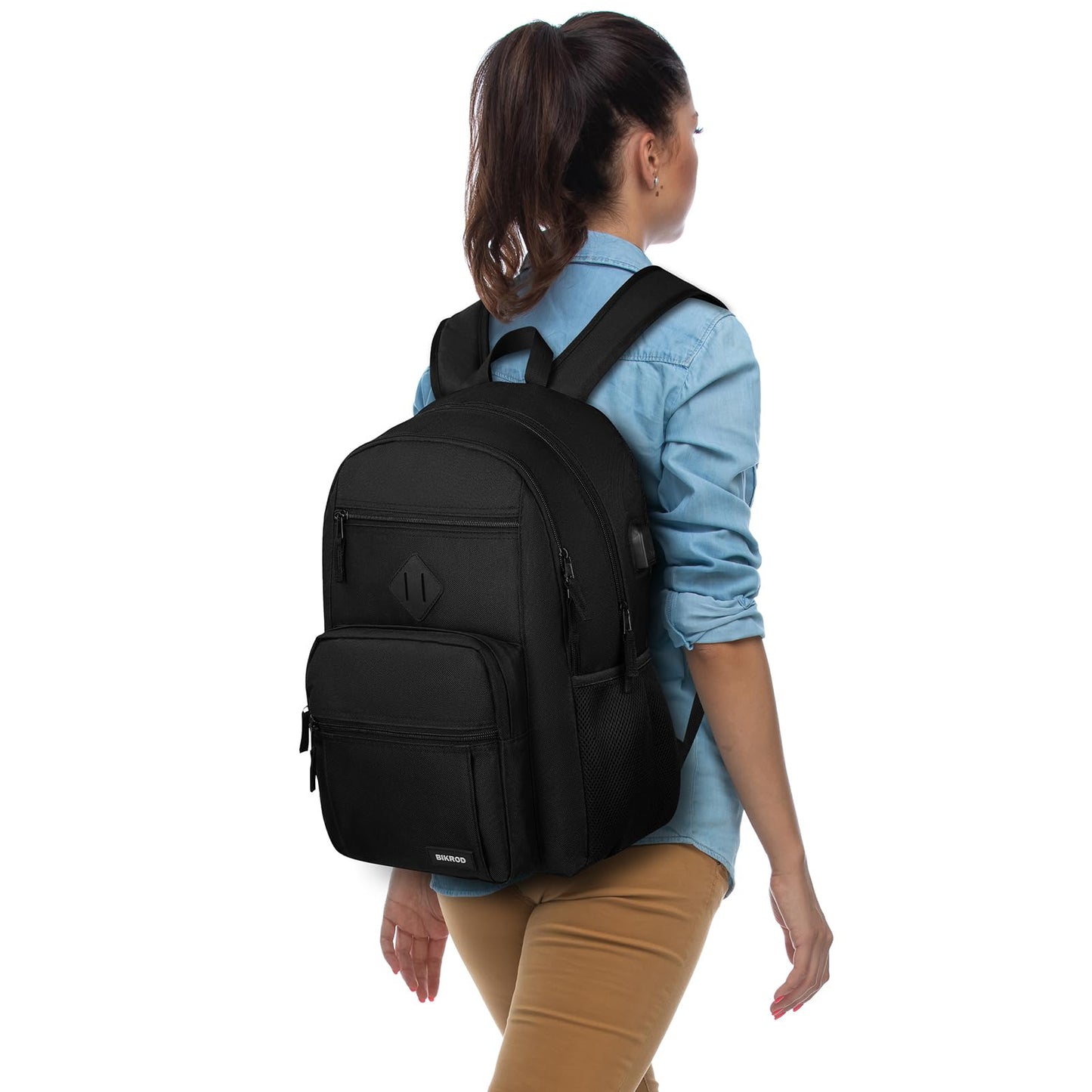 Optima Premium 15.6 Inch Laptop Backpack - Compact Black Design