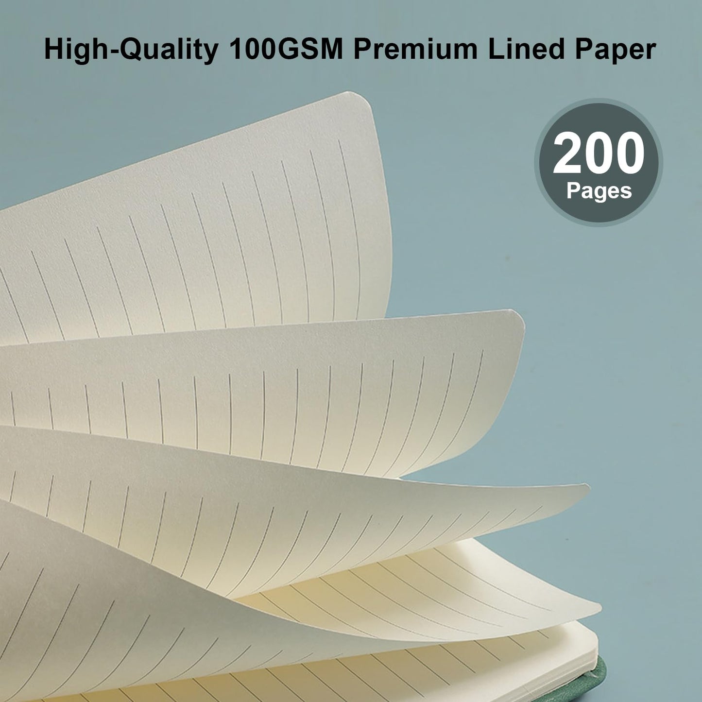 Optima Custom A5 Notebook with Pen - 192 Pages for Daily Use