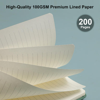 Optima Custom A5 Notebook with Pen - 192 Pages for Daily Use