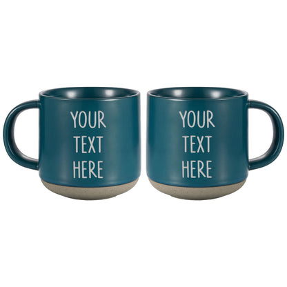 Optima Personalized Ceramic Coffee Mug - 12 oz Customizable Gift