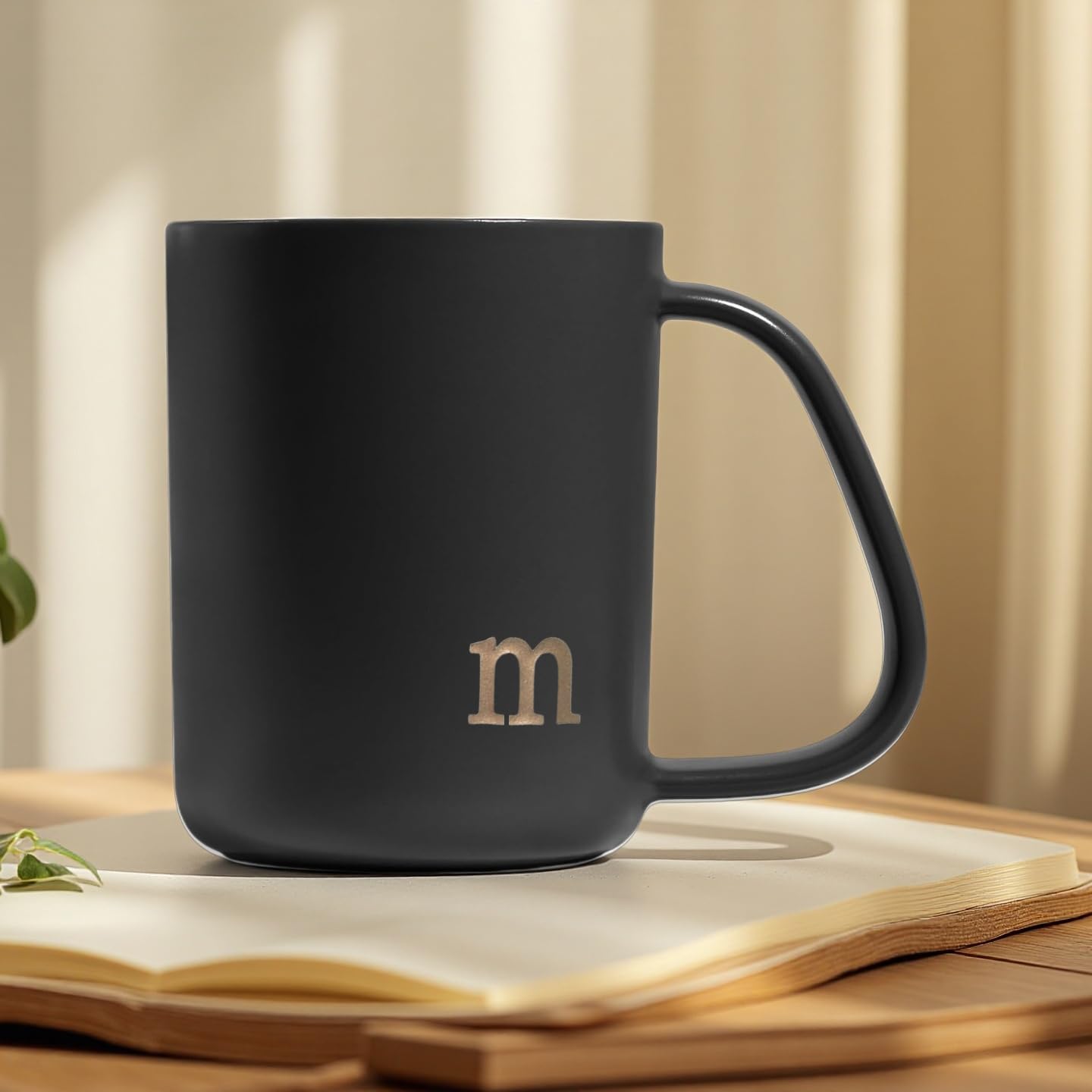 Optima Elegant Ceramic Mug - 15 oz Personalized Coffee Cup