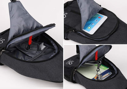 Optima Premium Crossbody Sling Backpack - Travel & Hiking Ready
