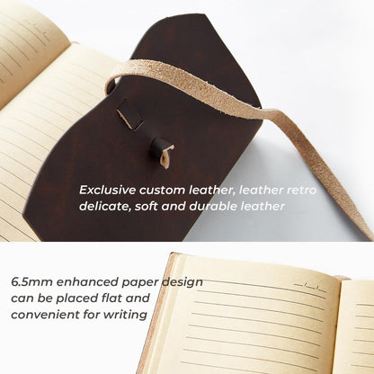 Optima Premium Leather Journal - 5x7 Handmade Vintage Notebook