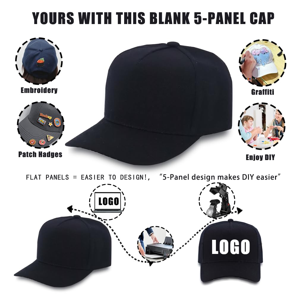 Optima Seamless Baseball Caps - 12 Pack, Adjustable & Breathable