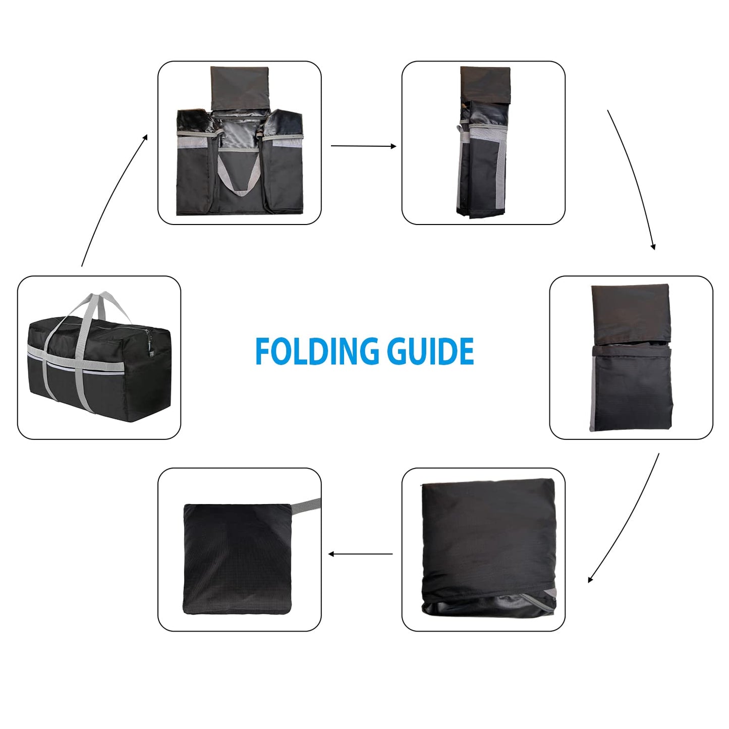 Optima Premium 96L Waterproof Duffel Bag with 3 Pockets