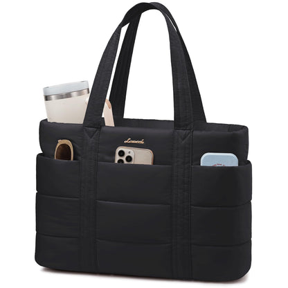Optima Premium Large Puffer Tote Bag - Lightweight Work & Travel