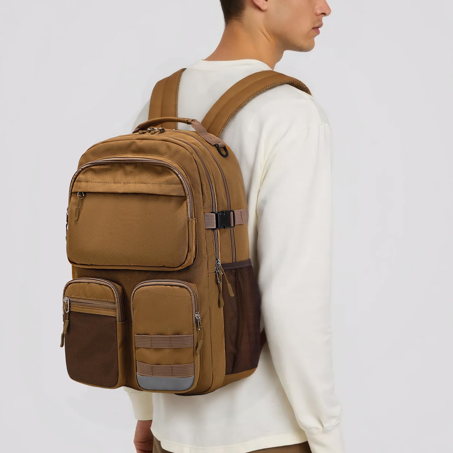 Optima Water-Resistant Backpack - Fits 15.6" Laptop, Durable Design