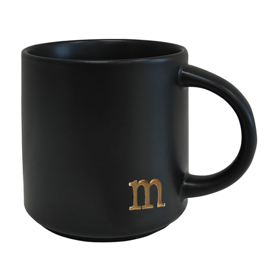 Optima Elegant Monogram Ceramic Coffee Mug - 15 oz Personalized Gift