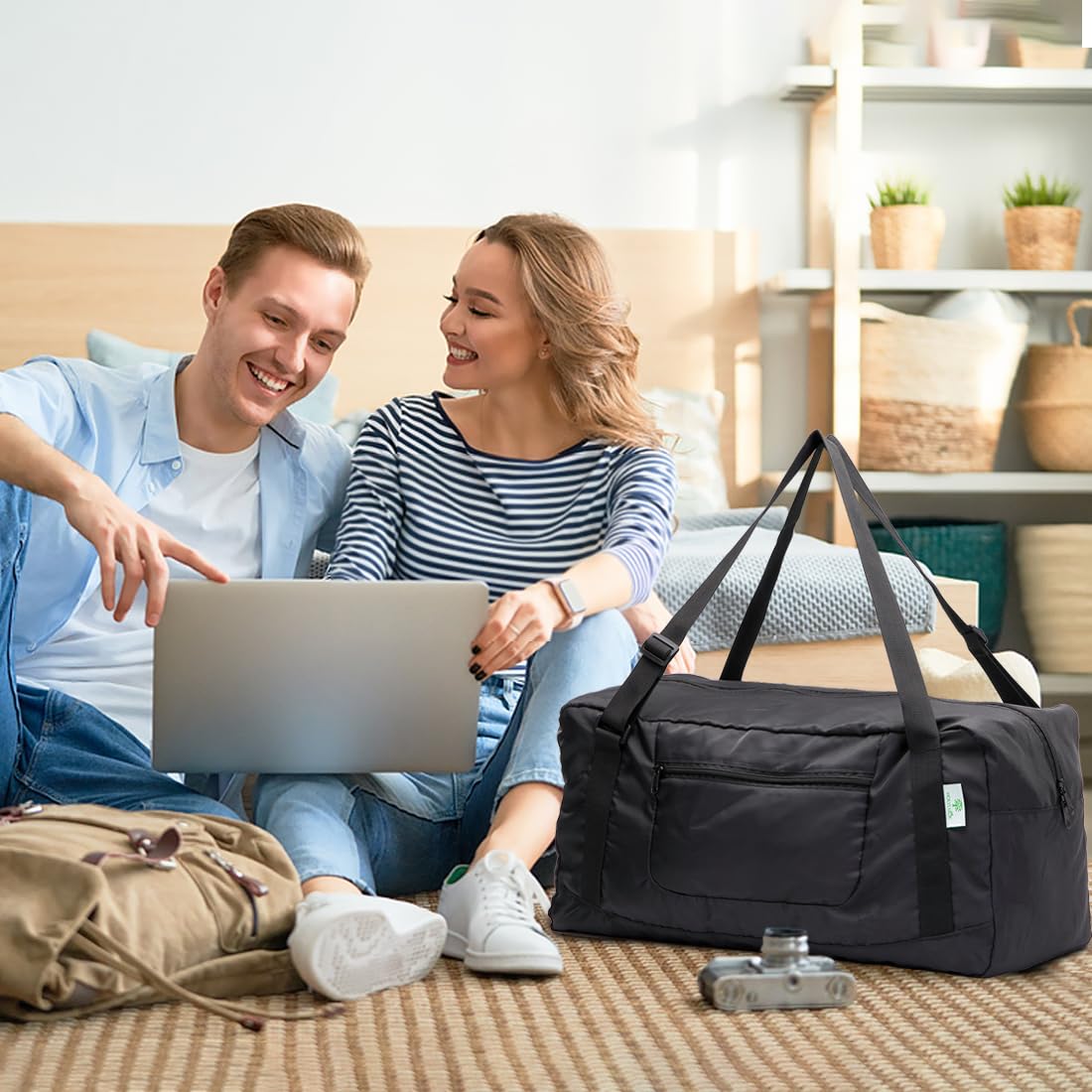 Optima Premium Foldable Travel Duffel Bag - Versatile & Lightweight