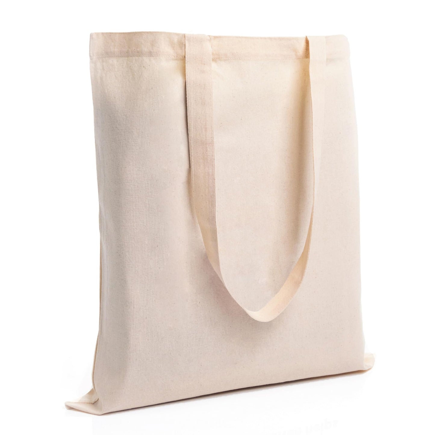Optima Premium Cotton Reusable Tote Bag - Set of 6, Multipurpose