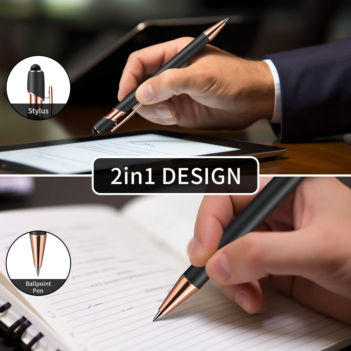 Optima Custom A5 Notebook with Pen - 192 Pages for Daily Use