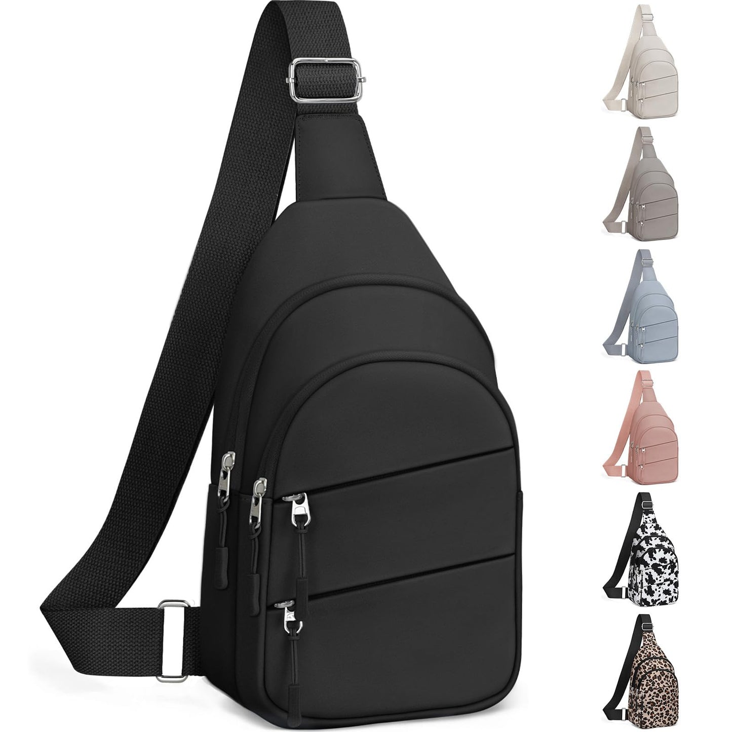 Optima Lightweight Anti-Theft Crossbody Backpack - Medium Size