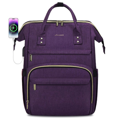 Optima Premium 15.6-Inch Waterproof Laptop Backpack for Women