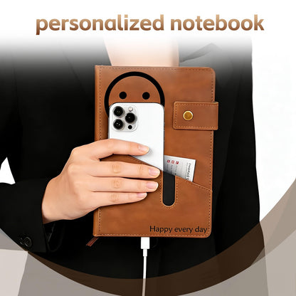 Optima Premium A5 Leather Bound Journal - Personalized Travel Diary