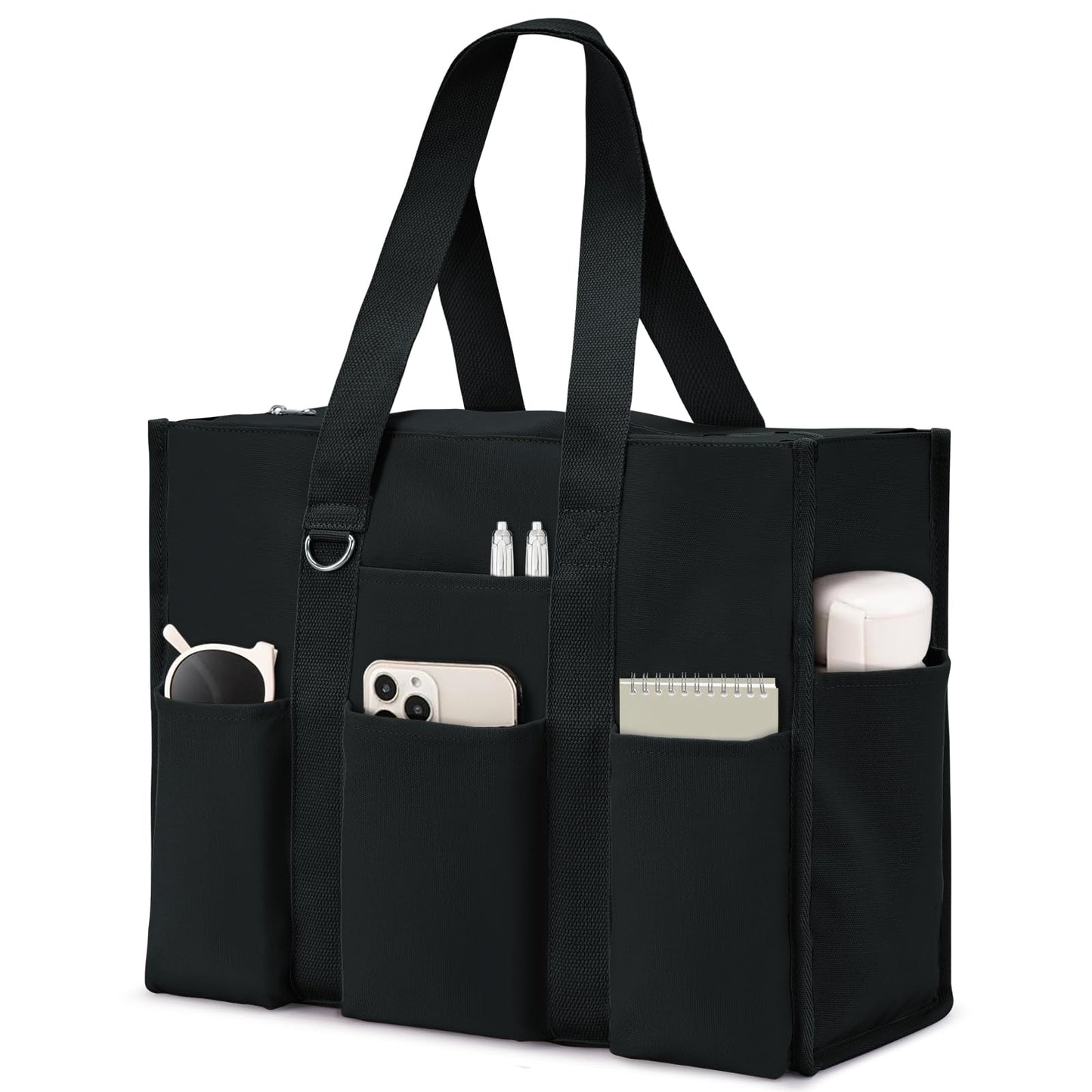 Optima Premium Waterproof Large Tote Bag - 12 Pocket Utility Design