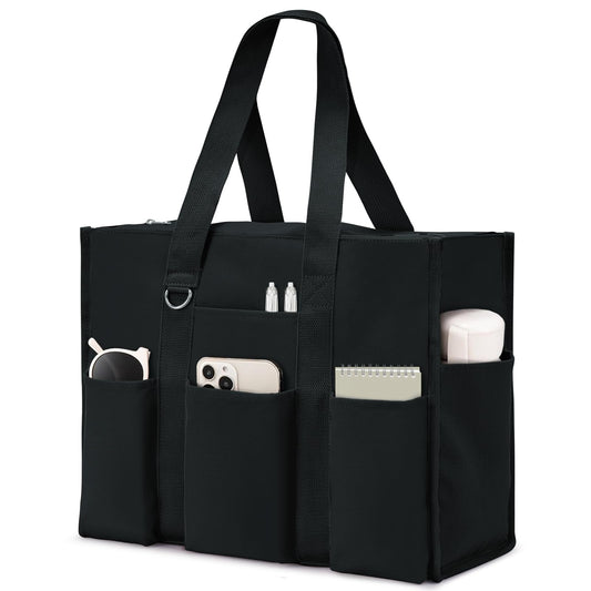 Optima Premium Waterproof Large Tote Bag - 12 Pocket Utility Design