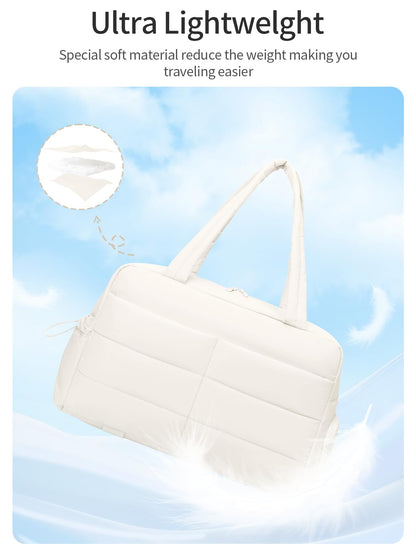 Optima Puffer Duffle Bag - 20x12.2x9, Travel & Gym Essentials