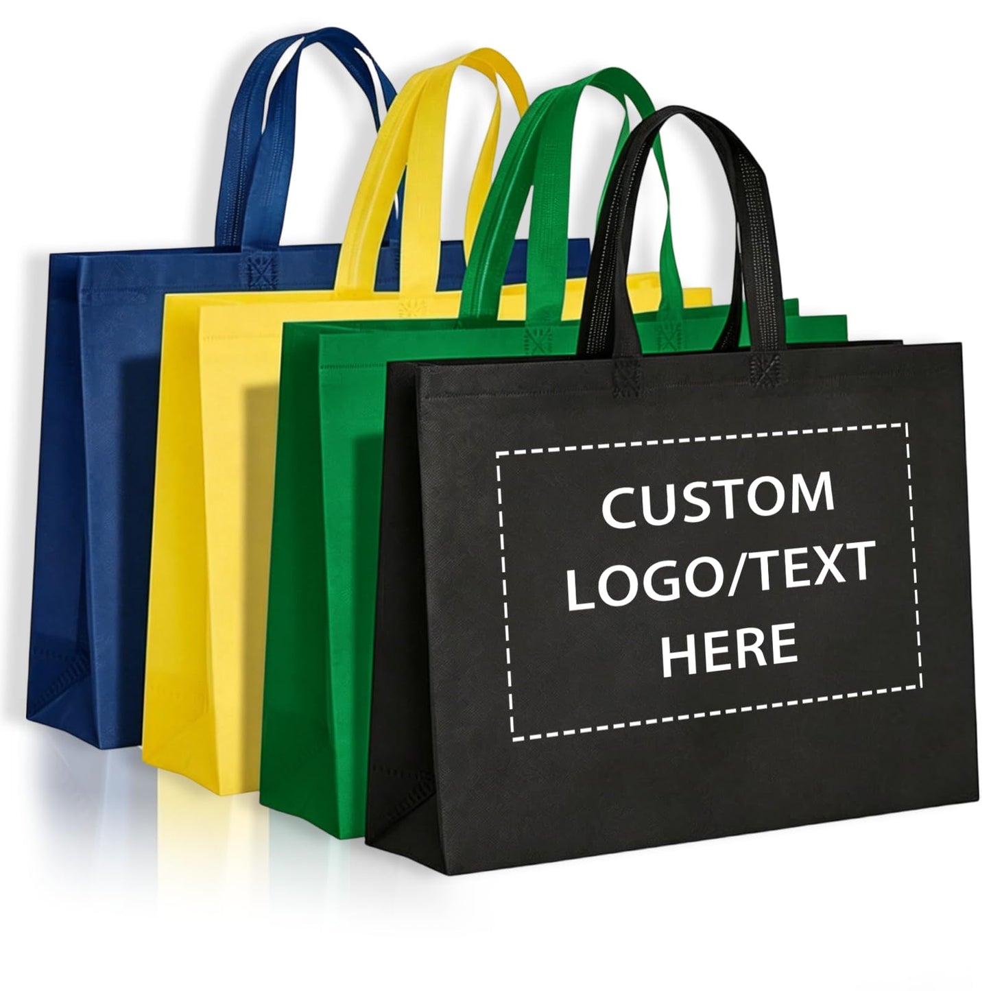 Optima Premium Non-Woven Tote Bag - 15” x 12” x 4” for Events
