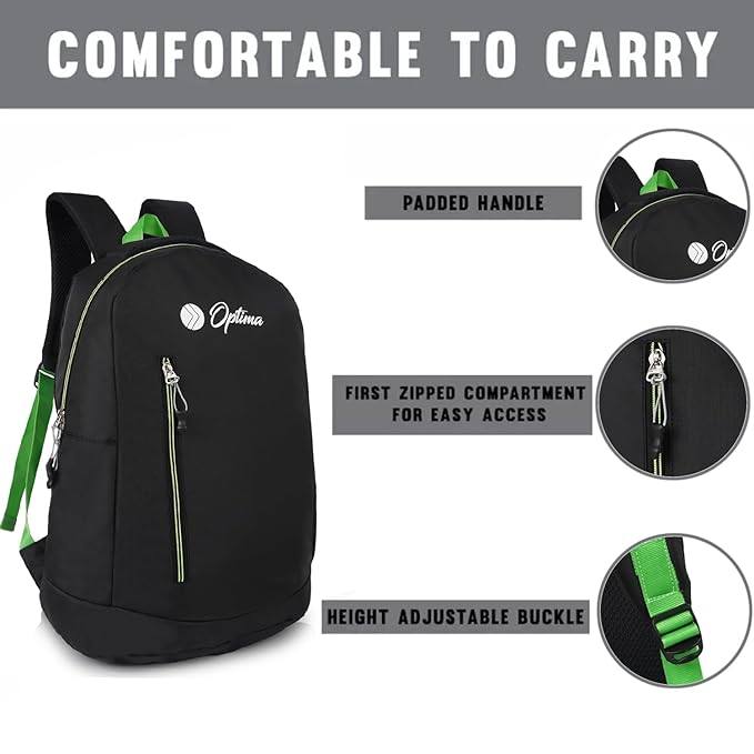 Optima Stylish Office College Water Resistant 15.6 in Laptop Men & Women Backpack 25 L  2n Combo