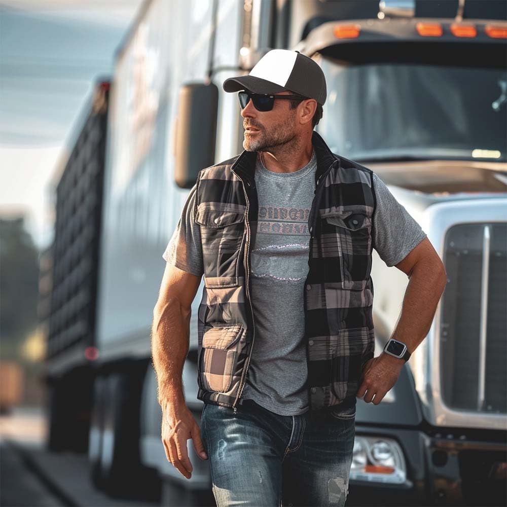 Optima Premium Sublimation Trucker Hats - Blank Mesh Cap, One Size