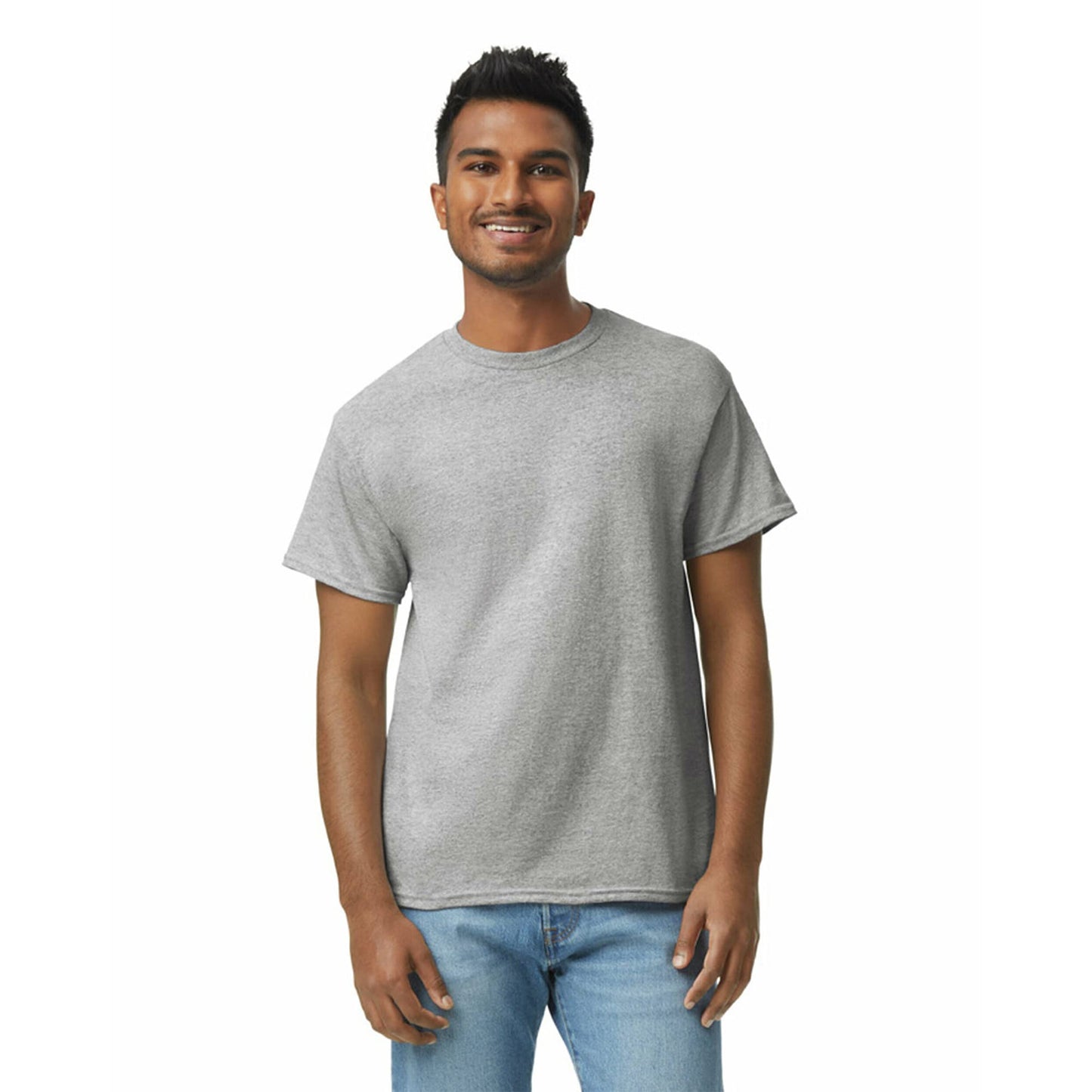 Optima Premium Heavy Cotton T-Shirt - Sport Grey, 10-Pack, Medium