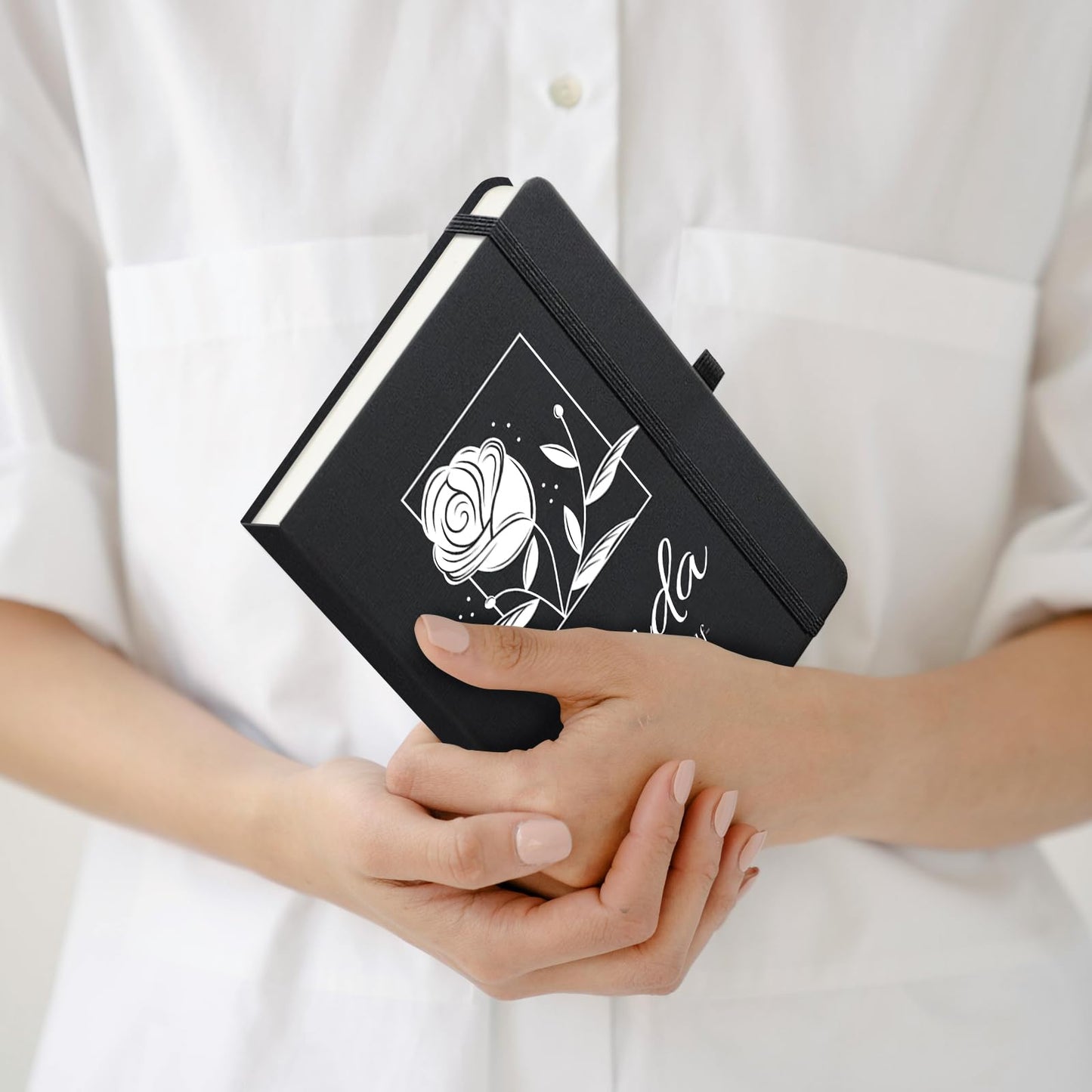 Optima Custom A5 Notebook with Pen - 192 Pages for Daily Use