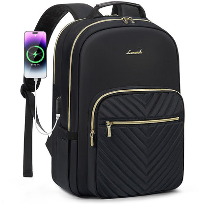 Optima Women's 15.6" Laptop Backpack - Waterproof & Anti-Theft