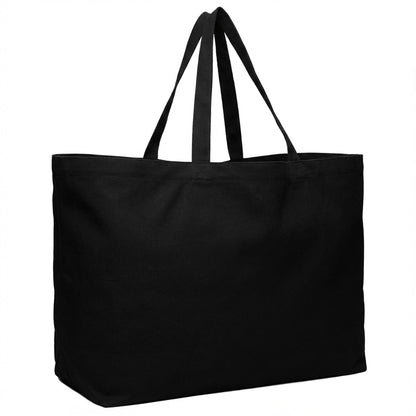 Optima Extra Large Canvas Tote Bag - Reusable Grocery Carrier