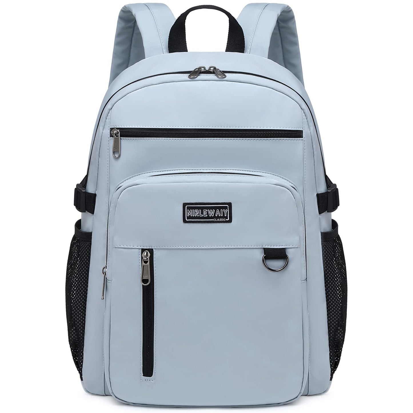 Optima Lightweight School Backpack - Durable 7-Pocket Design, Blue