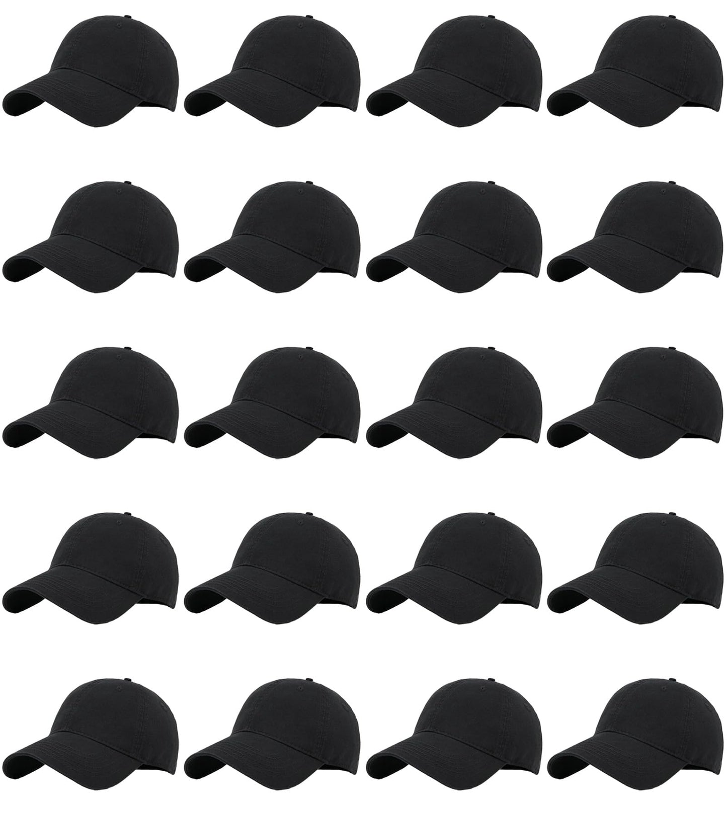 Optima Adjustable Blank Trucker Hat - 20-Pack for Sublimation