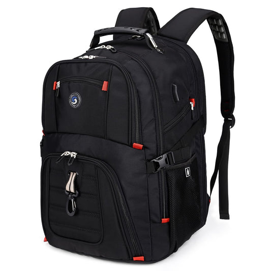 Optima Premium 50L Travel Laptop Backpack - USB Charging, Fits 17''