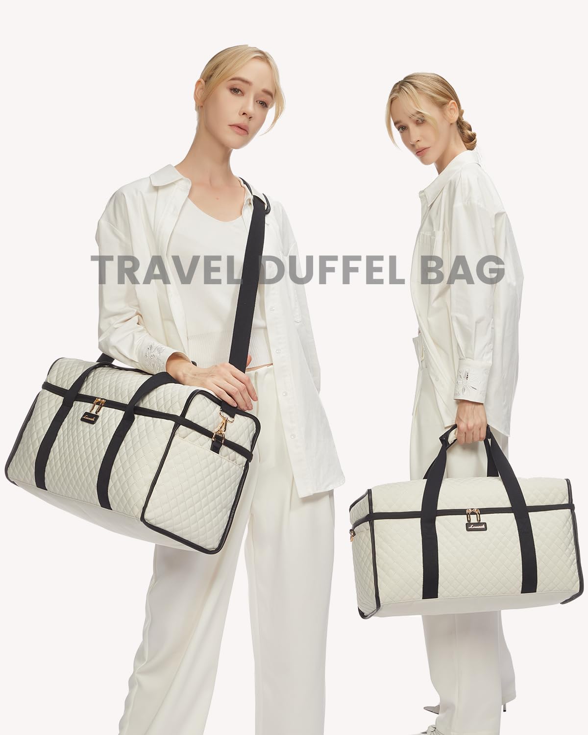 Optima Premium Travel Duffle Bag - Weekender & Gym with Toiletry Set