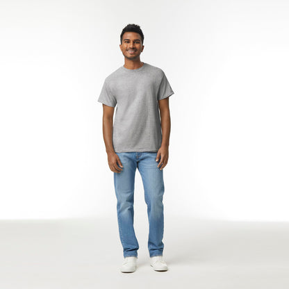 Optima Premium Heavy Cotton T-Shirt - Sport Grey, 10-Pack, Medium