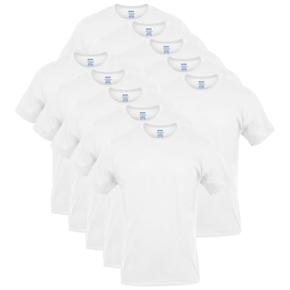 Optima Premium Men's Crew T-Shirt 12 Pack - X-Large, White