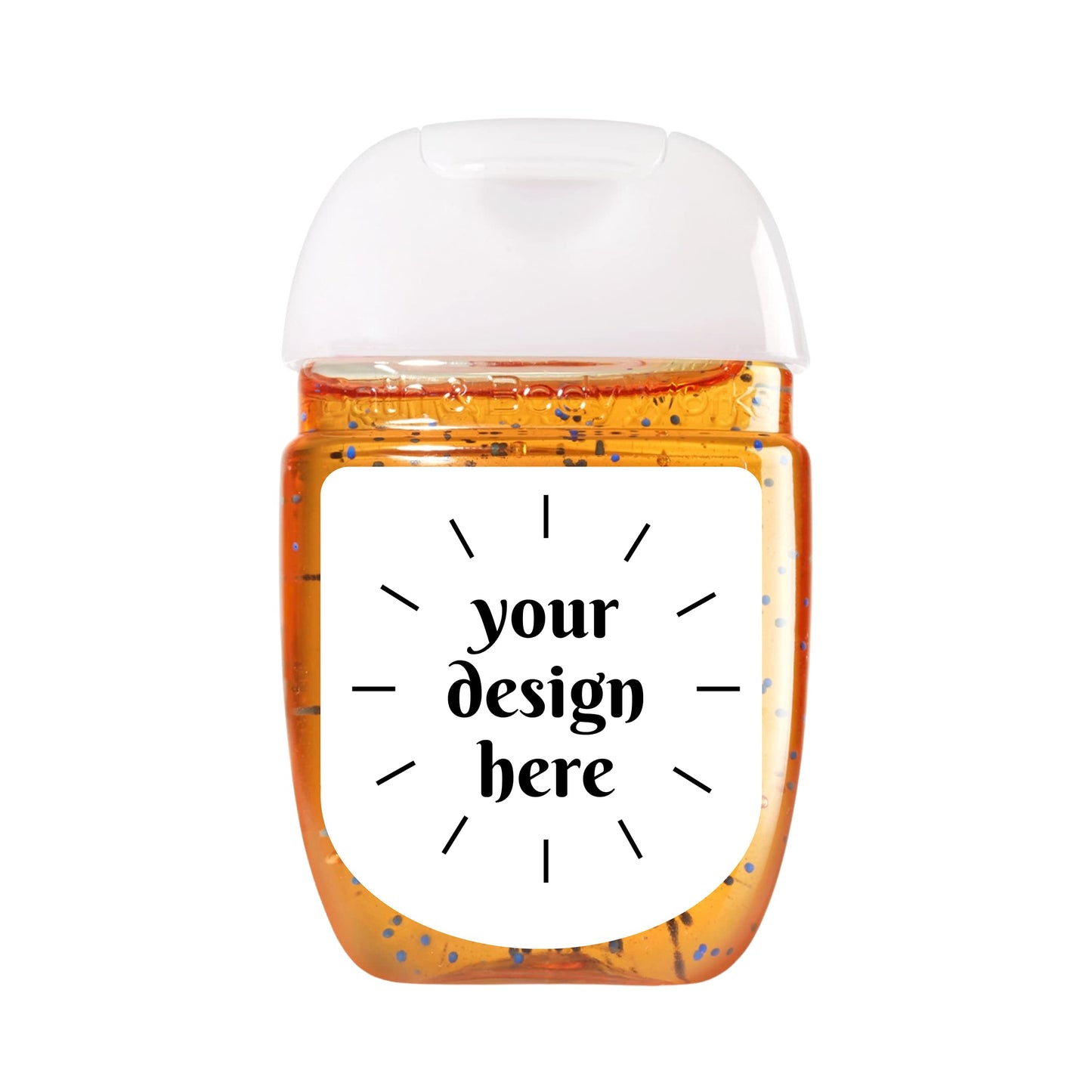 Optima Custom Hand Sanitizer Labels - Personalized Sheet of 30
