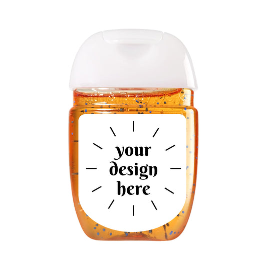 Optima Custom Hand Sanitizer Labels - Personalized Sheet of 30